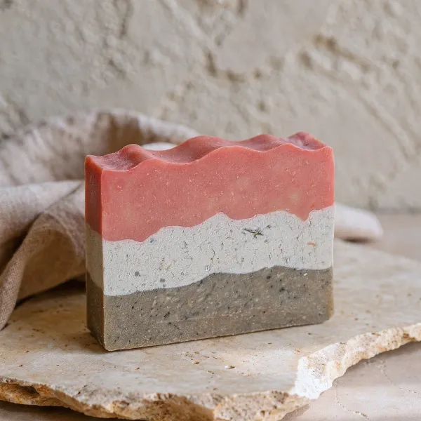 Kefir kil ve hibiskus sabunu